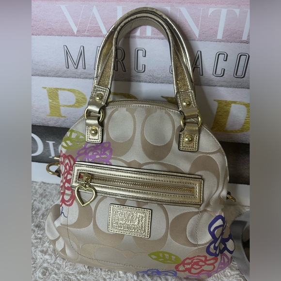 Coach Signature Poppy Daisy Applique Floral - Picture 8 of 8